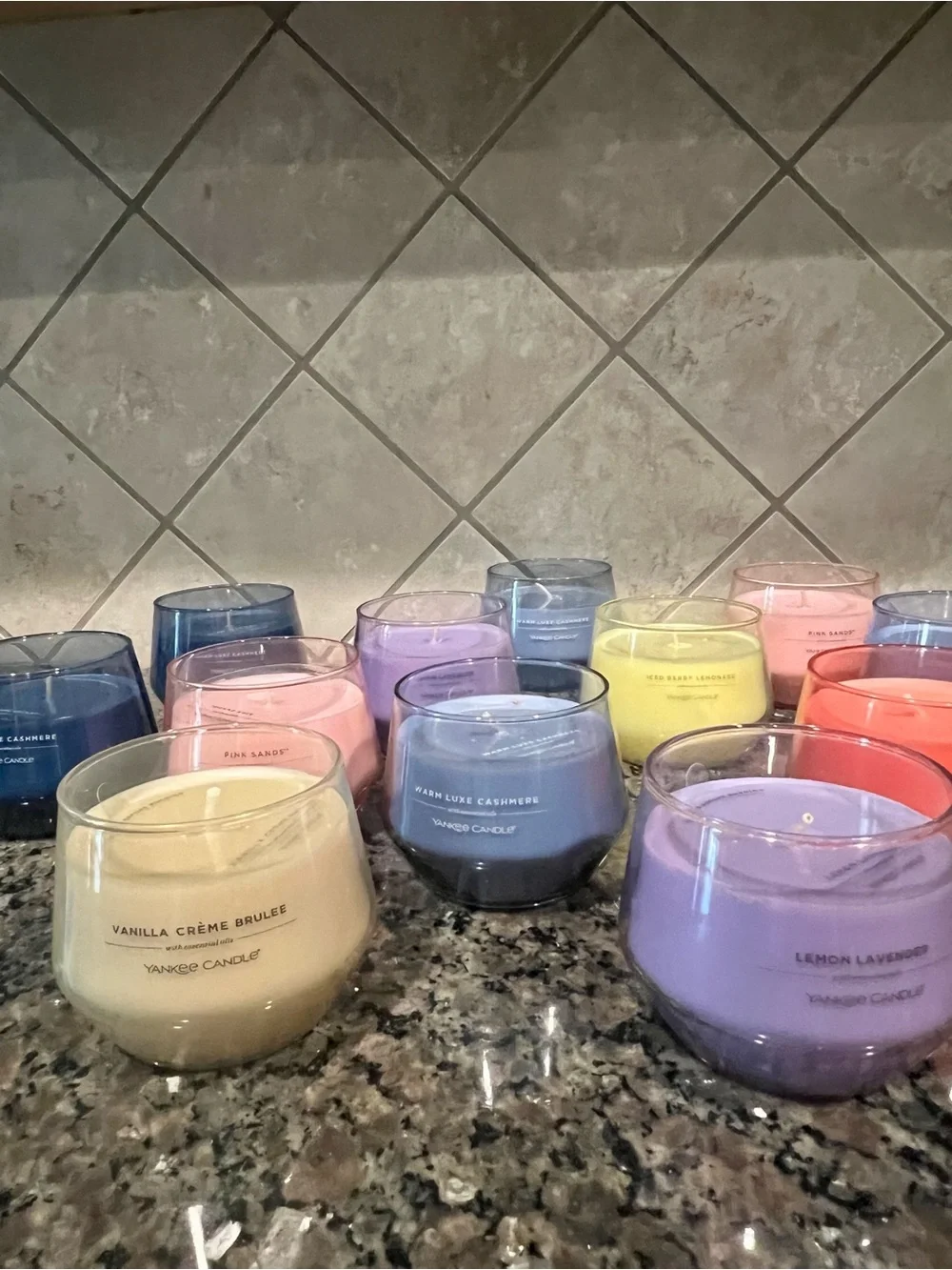Yankee Candle Warm Luxe Cashmere Blue Jar Candle